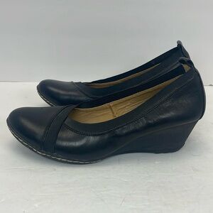 Eurosoft by Sofft women’s size 9 Wedge Dress Shoe Amanda black comfort